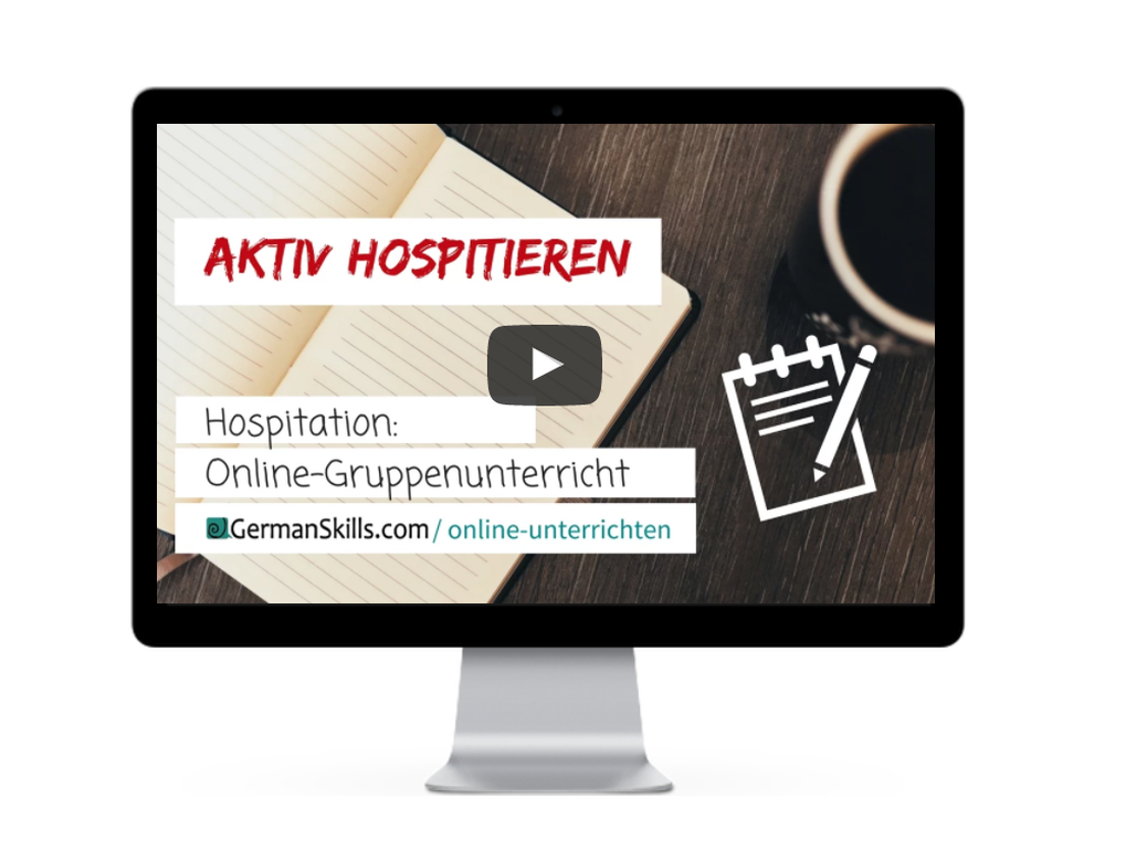Hospitation im Online-Unterricht - germanskills | elopage