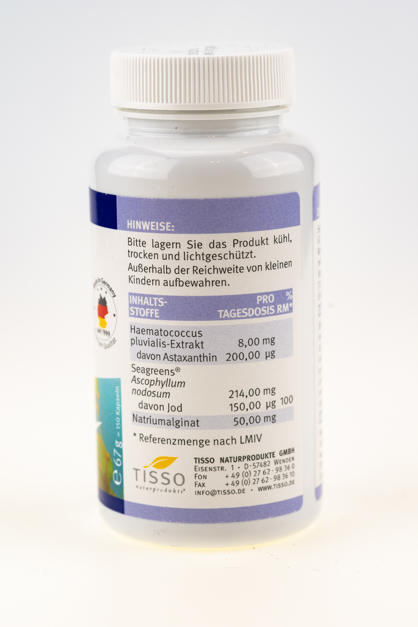 Pro Iodine Kapseln von Tisso