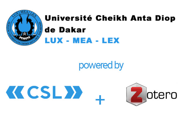Cheikh Anta Diop University Faculty Of Medicine And Surgery Csl Citation Style Zotero Mendeley Papers Citationstyles Elopage Cheikh Anta Diop University Faculty Of Medicine And Surgery Csl Citation Style Zotero Mendeley Papers Citationstyles Elopage