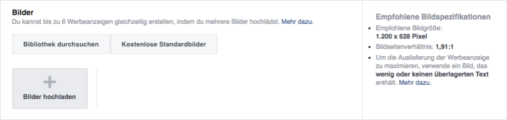 Facebook Anzeige