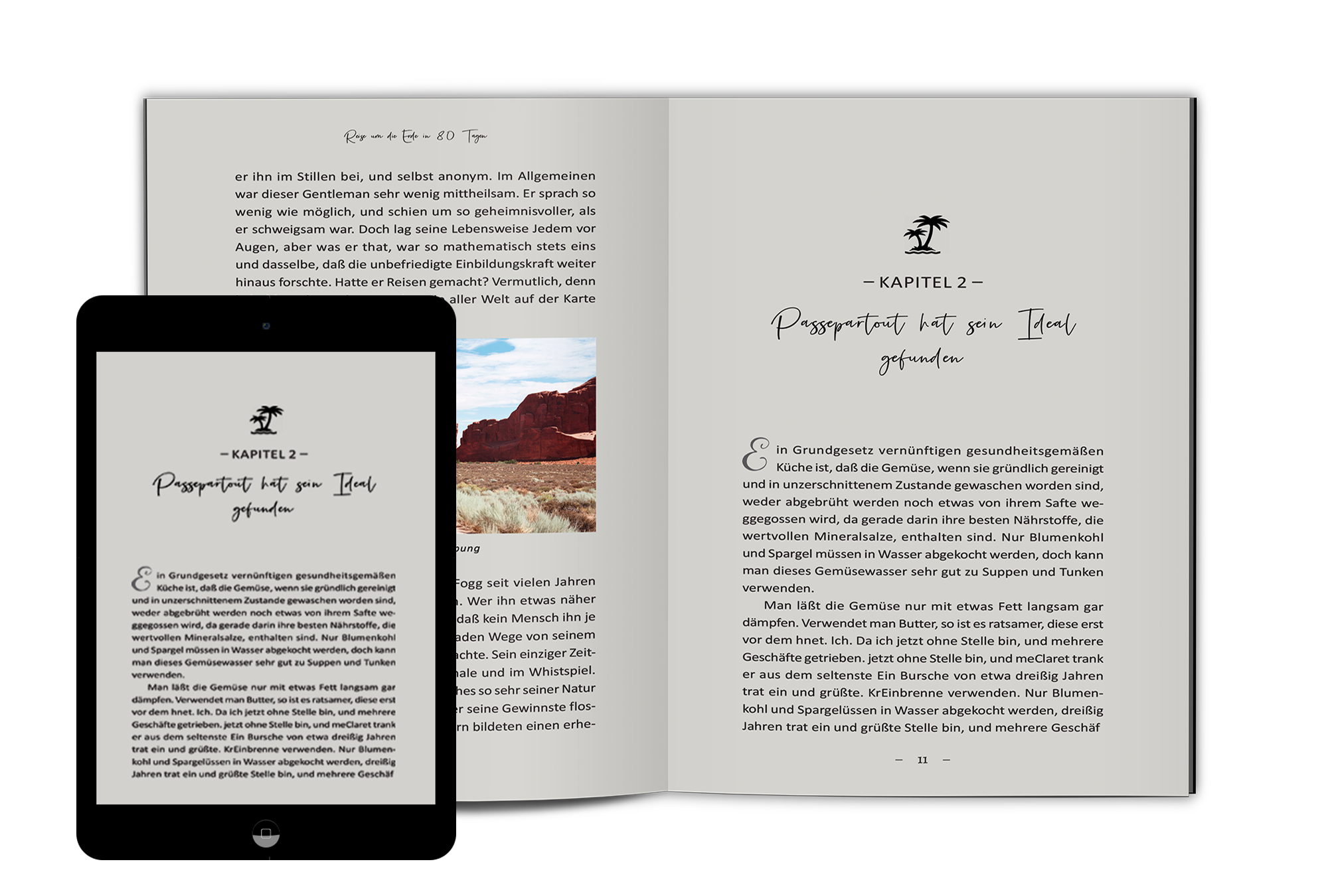 Buchdesign Template Layout Ratgeber "Reise" BookDesigns elopage
