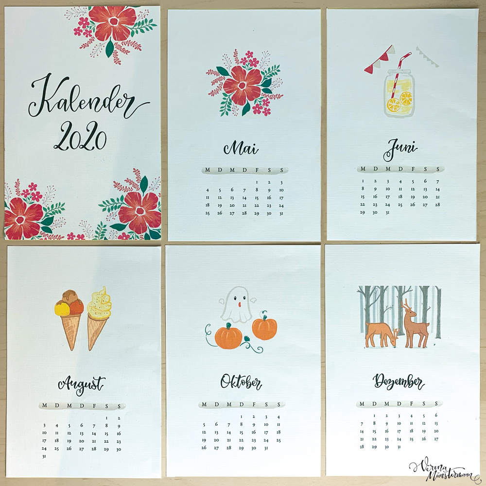Kalender 2020 - DINA 5 - verenamuenstermann | elopage