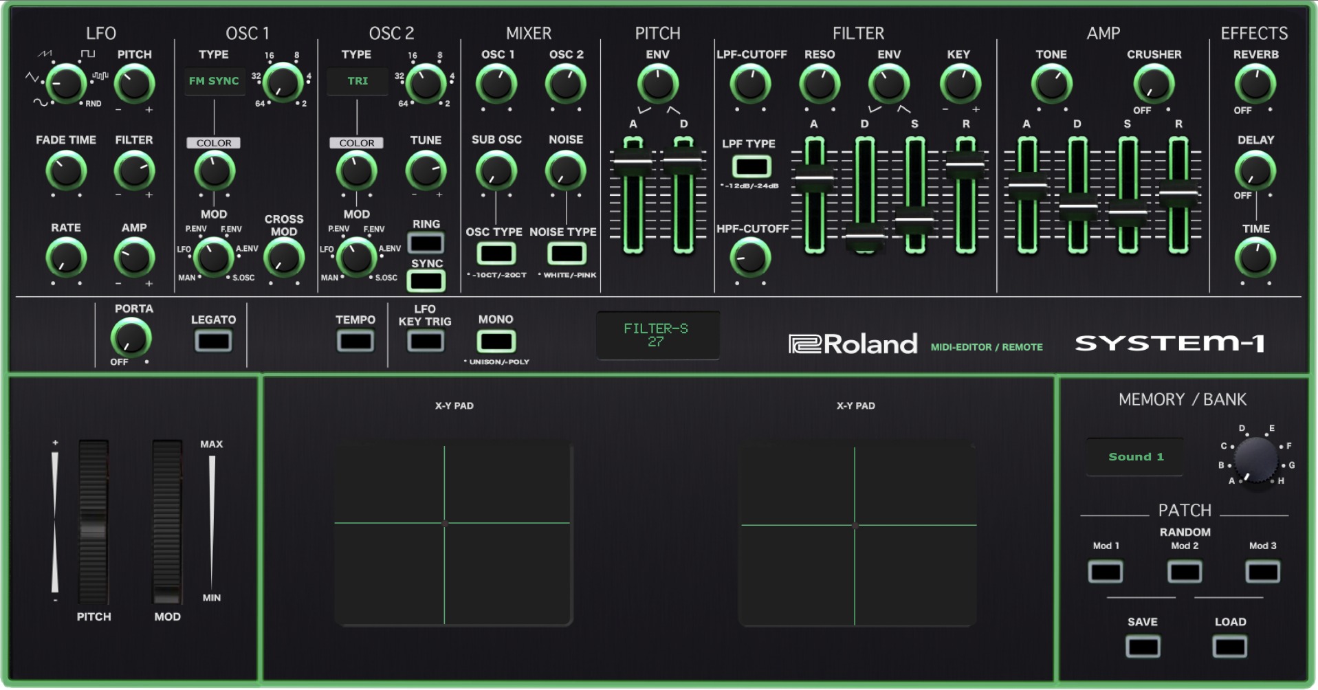Roland System1 Editor and Sound Bank VST and Standalone mller